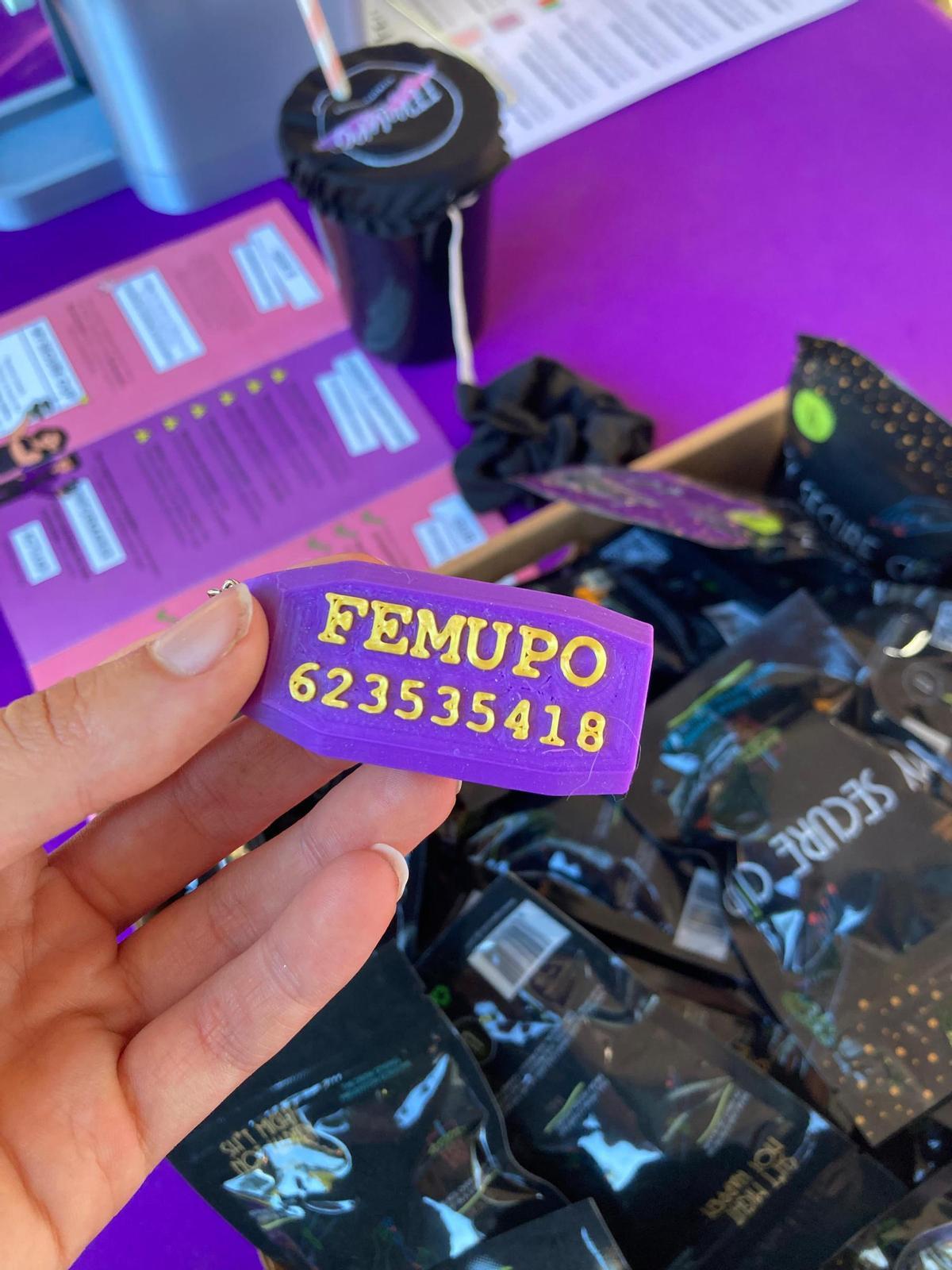 Uno de los silbatos FemuSafe