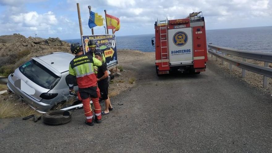 Salida de vía en Las Palmas de Gran Canaria: todo queda en un susto