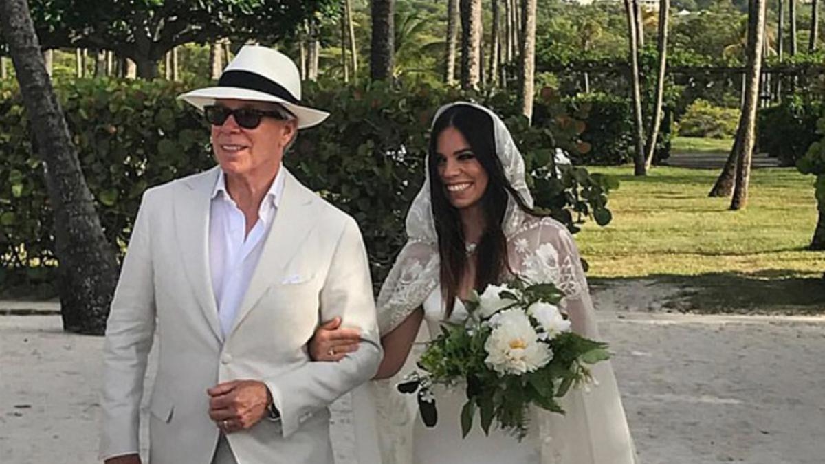 Tommy Hilfiger diseña el vestido de novia de su hija Ally Hilfiger