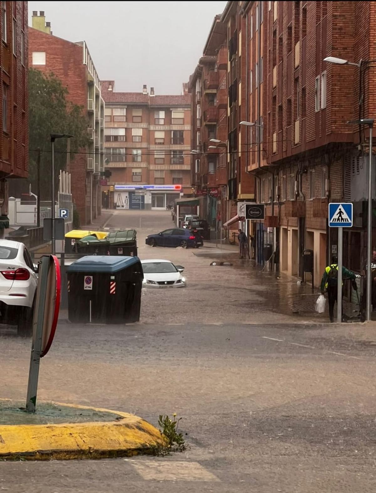 Inundaciones en Teruel por la tormenta