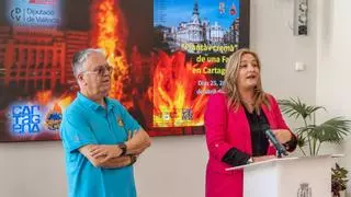 Cartagena celebra las fallas este fin de semana con mascletás, charangas y ninots