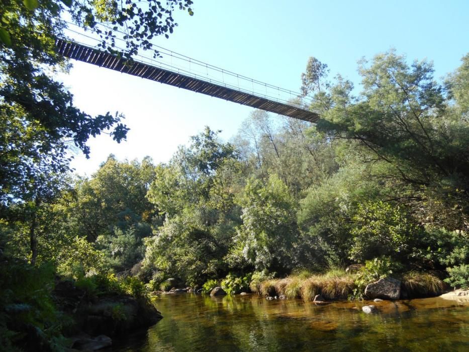 Puentes colgantes en Galicia | Así es la vertiginosa pasarela de Calvelo
