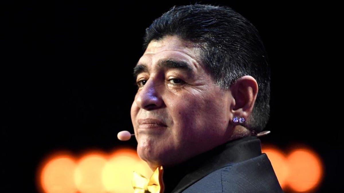 Diego Armando Maradona, en una gala de la FIFA hace tres años