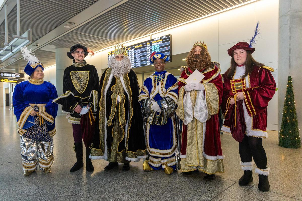 Los Reyes Magos aterrizan en Santiago