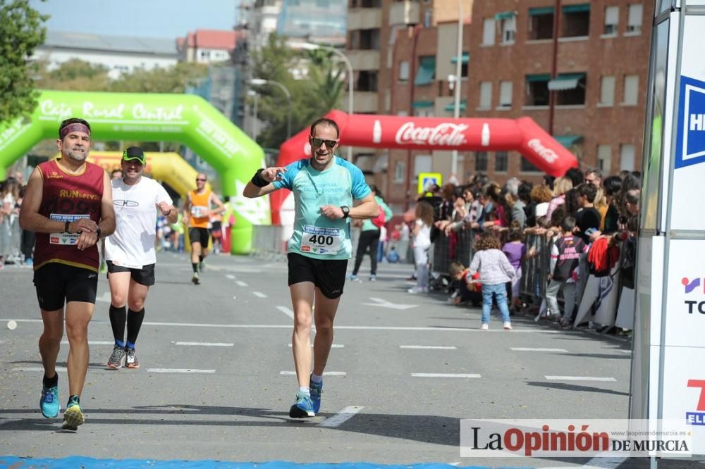 Media Maratón de Murcia: llegada (2ª parte)