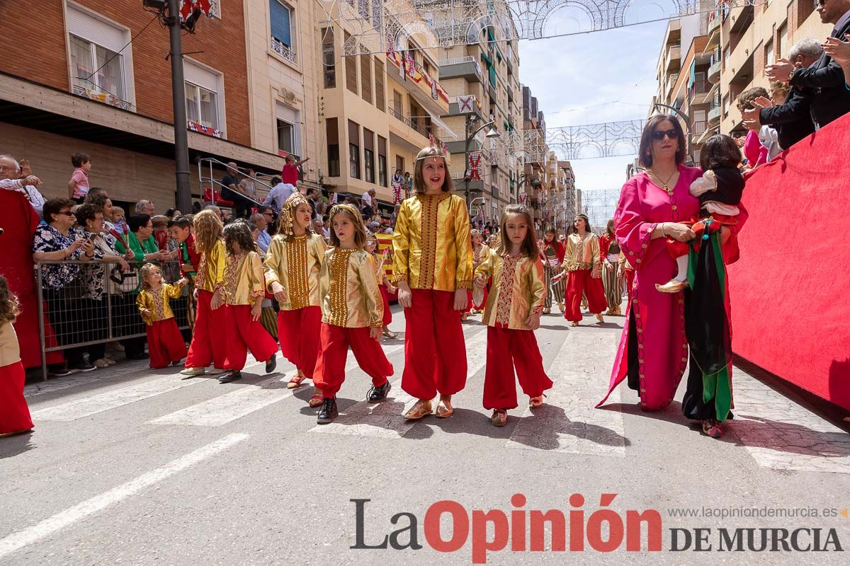 Desfile infantil del Bando Moro en las Fiestas de Caravaca