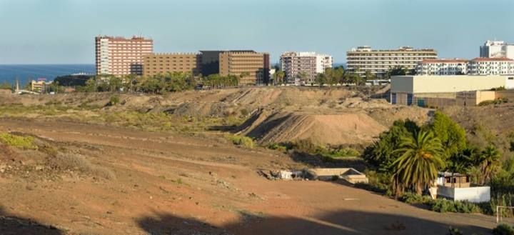 Terrenos en El Veril, donde se va a construir el Siam Park