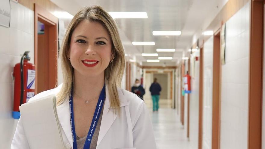 Marina Fernández, responsable de comunicación del Hospital Regional de Málaga.