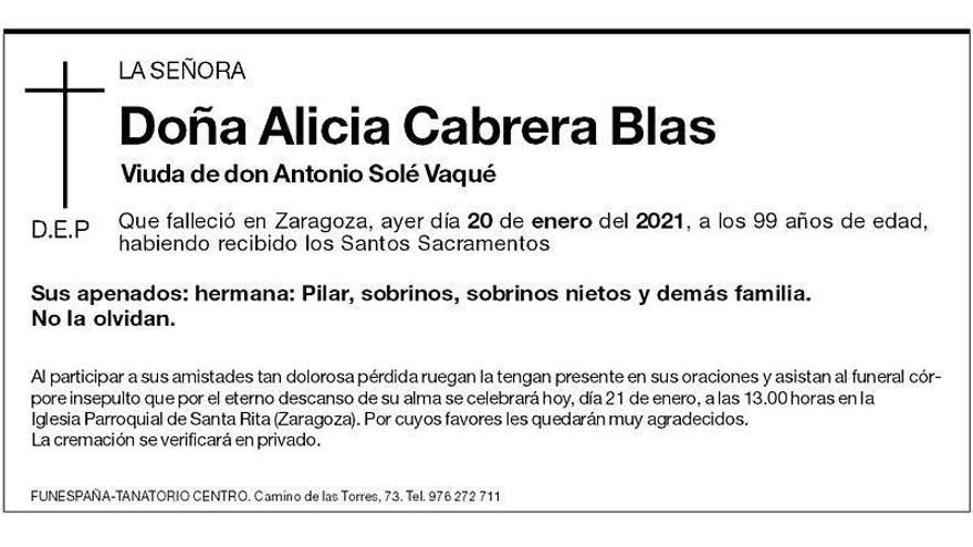 Alicia Cabrera Blas