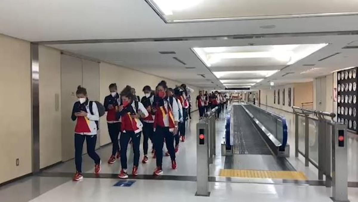 El equipo olímpico español ya está en Tokio