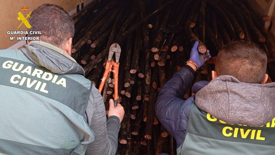 Desmantelada una banda que robaba cableado telefónico en la provincia de Zamora