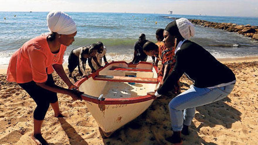 Mallorca zeigt Solidarität mit den Bootsflüchtlingen