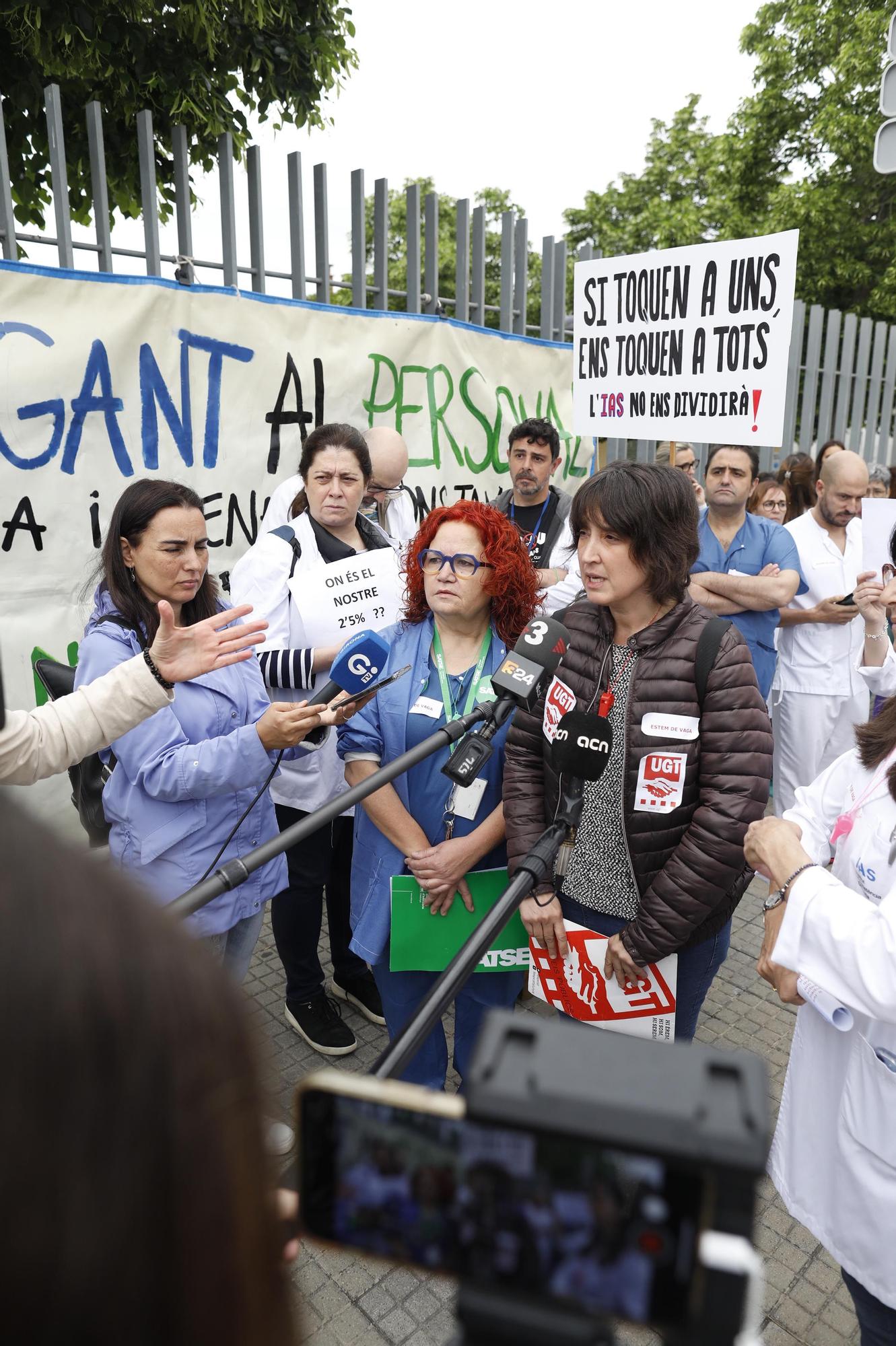 Treballadors de l'hospital Santa Caterina i Salut Mental denuncien que l'empresa s'oposa a negociar