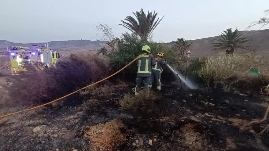 Conato de incendio en Agüimes