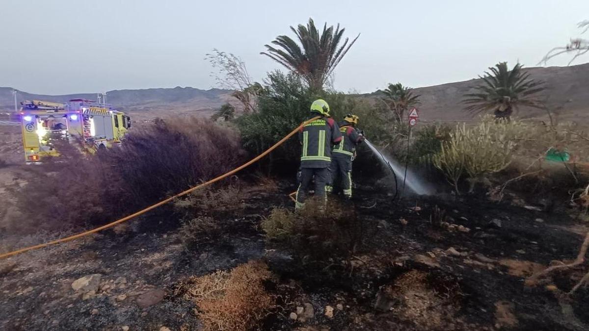 Conato de incendio en Agüimes