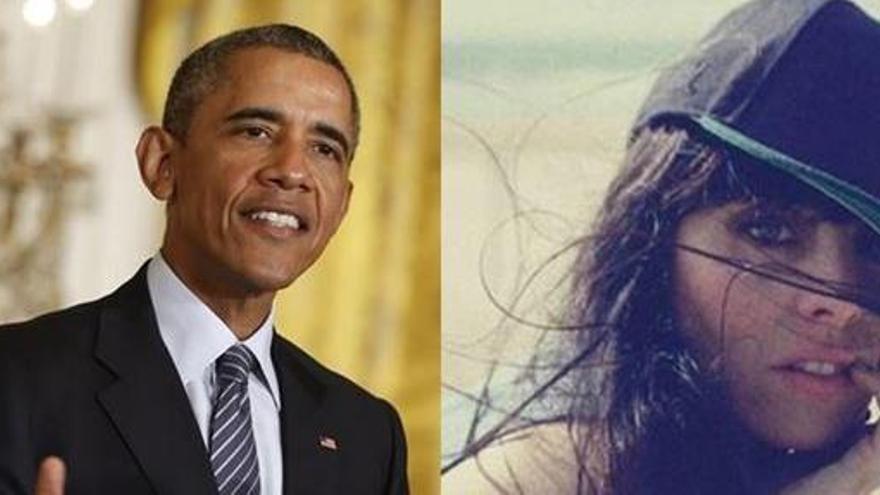 Barack Obama escucha a La Mala Rodríguez.