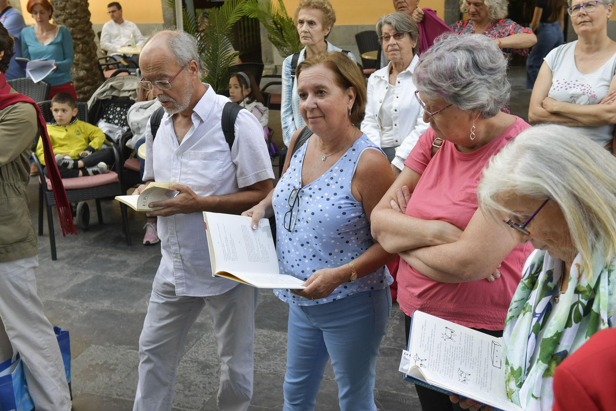 Lectura pública de 'El Principito' en la Plaza de las Ranas