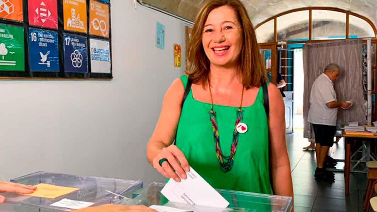 Francina Armengol, candidata del PSOE al Congreso de los Diputados por Baleares