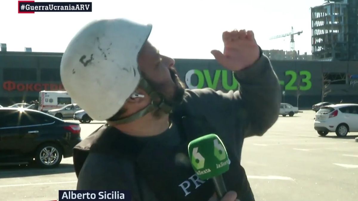 Alberto Sicilia en pleno directo en 'Al rojo vivo'