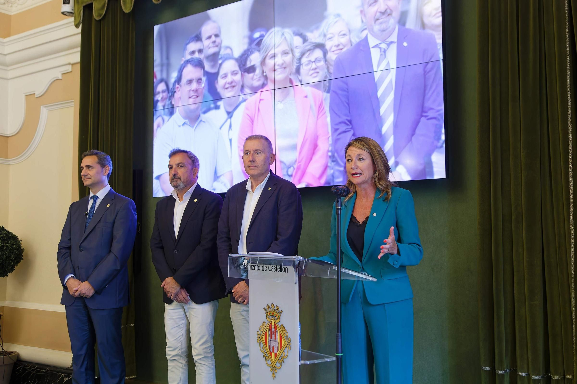 Todas las imagenes del balance de mitad de legislatura del equipo de gobierno de Castelló
