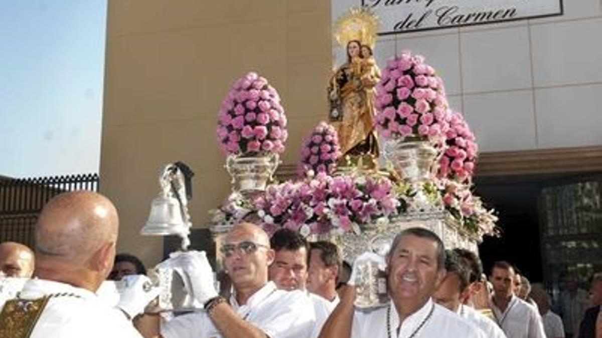 Procesión de la Virgen del Carmen de Benalmádena.