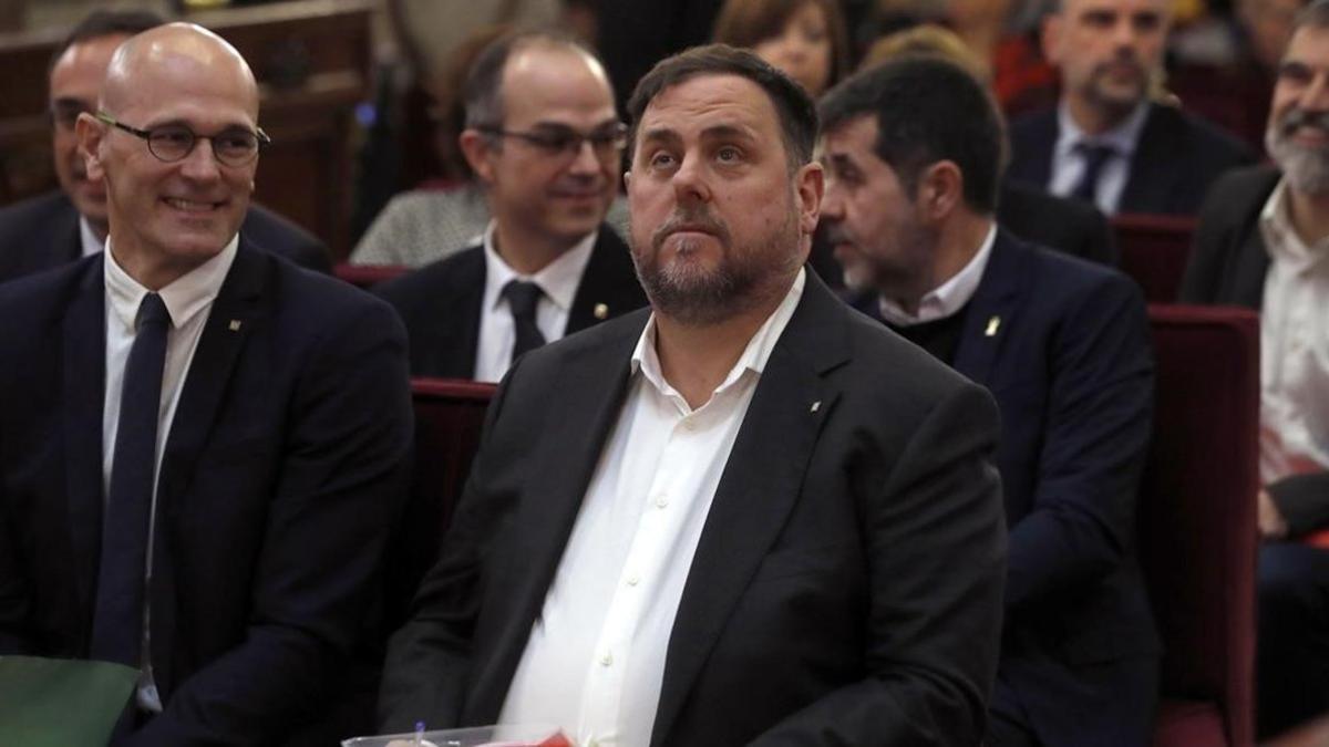 Oriol Junqueras, en el Tribunal Supremo.