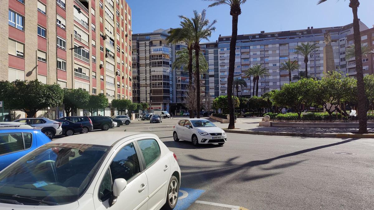 Carril que se eliminaría con la intervención.