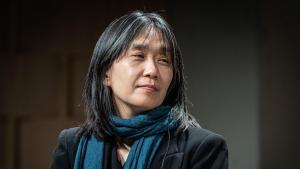 Barcelona 21/04/2026 Icult. La escritora Han Kang, premio Premio Nobel de Literatura 2024, visita el CCCB para hablar de su obra. AUTOR: MANU MITRU