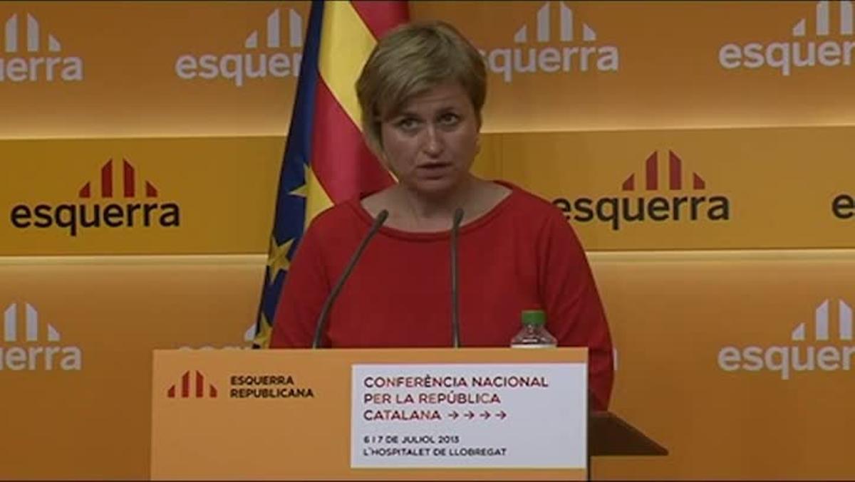 Anna Simó, diputada d’ERC, anuncia campanya per convèncer els hospitalencs de les bondats de la independència