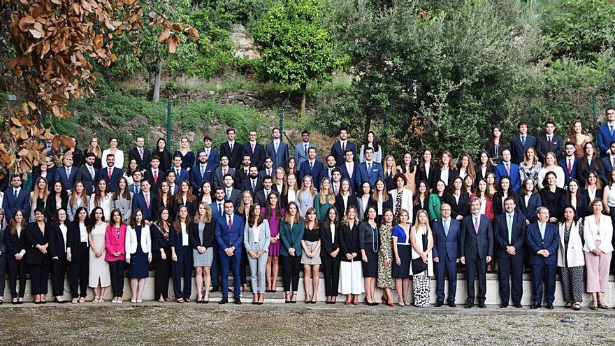 Alumnos de la Promoción de la Escuela Judicial, de los que 19 harán sus prácticas en la C. Valenciana. | LEVANTE-EMV