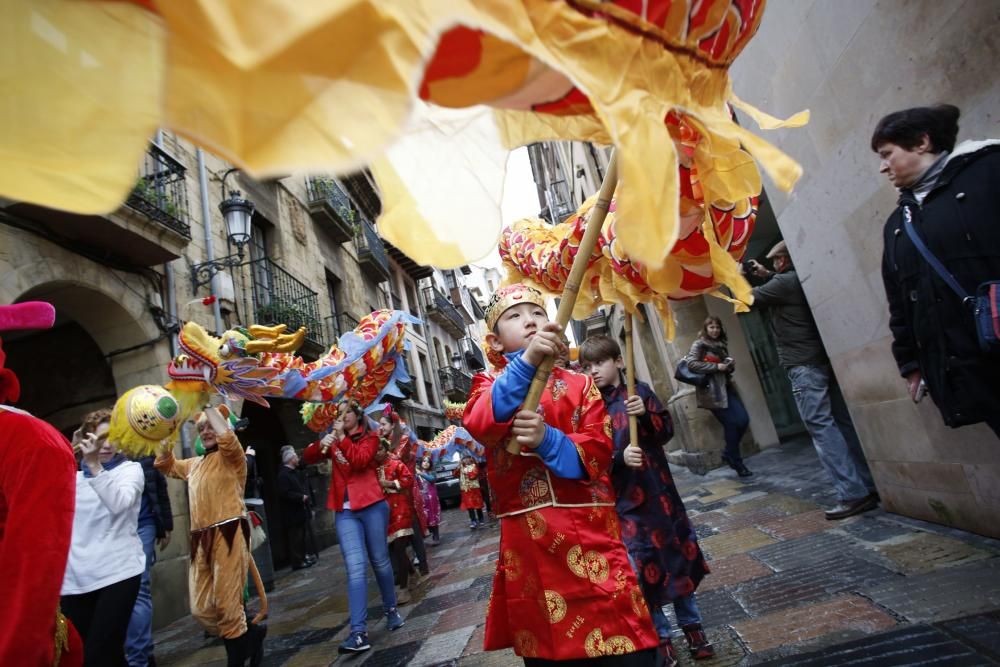 Celebración Año Nuevo chino en Avilés