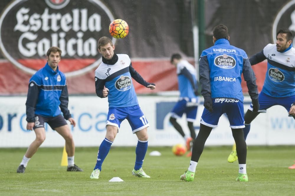 Trabajo táctico y partido concluyen la preparación para la cita ante el Espanyol