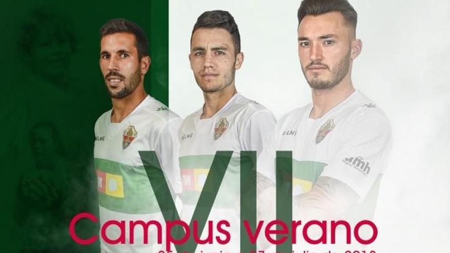 Cartel anunciador del Campus del Elche CF