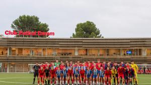 La presentación de la Ciudad deportiva de la Damm, en imágenes