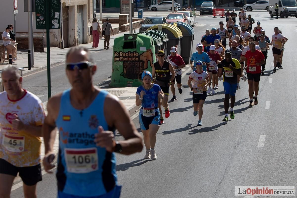 I Carrera y XI Marcha Solidaria Hospitalidad Santa Teresa de Cartagena, en imágenes