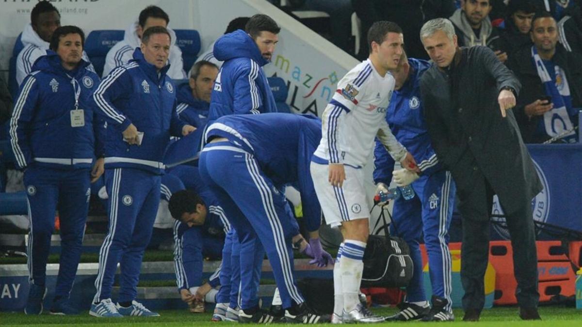José Mourinho coincidió con Eden Hazard en el Chelsea
