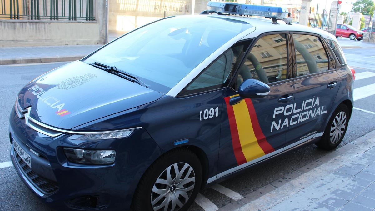 Un coche de la Policía Nacional.