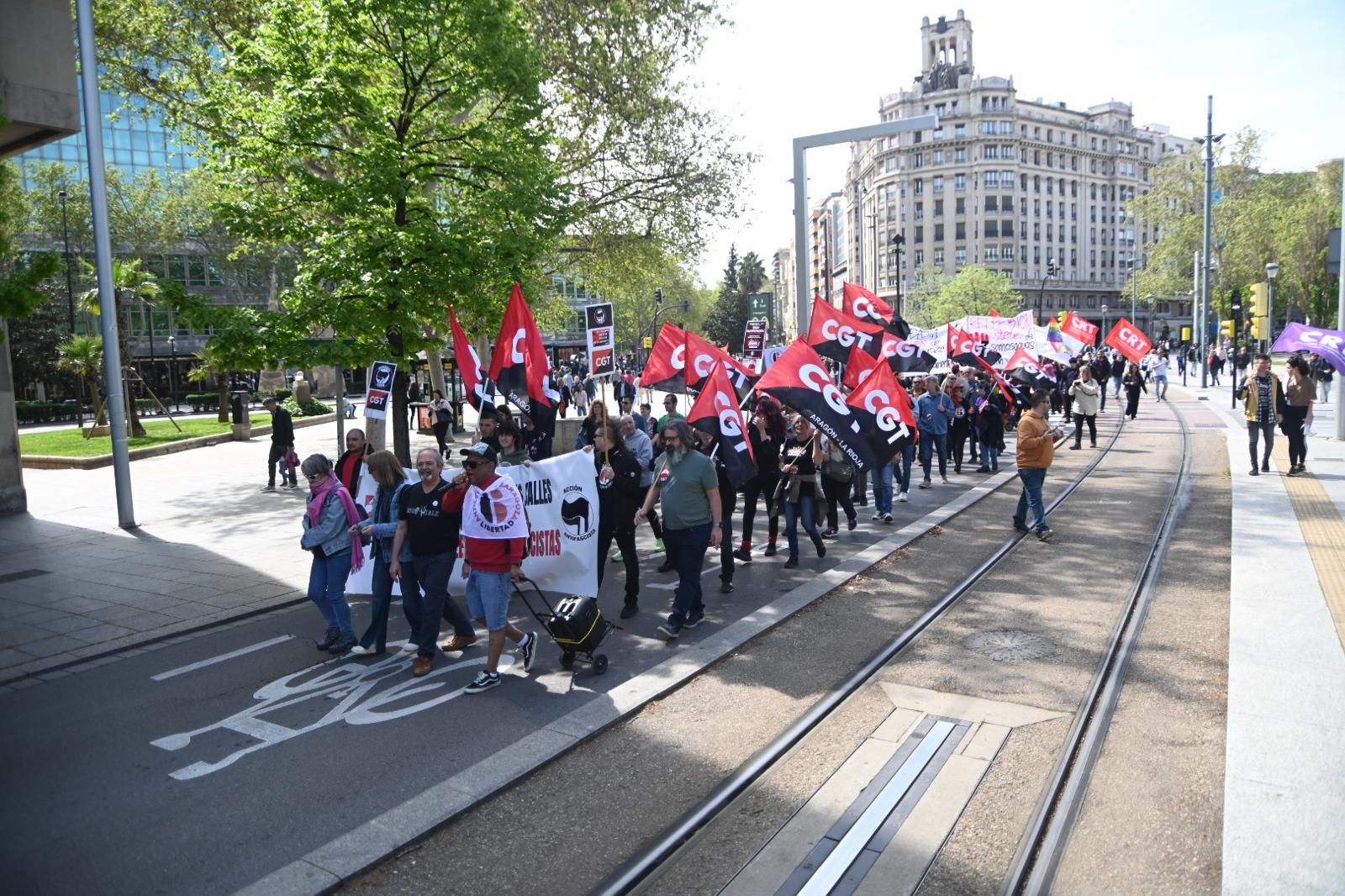 En imágenes | Manifestación por la libertad de 'Los 6 de Zaragoza'