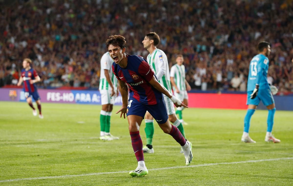 Joao Félix, celebrando