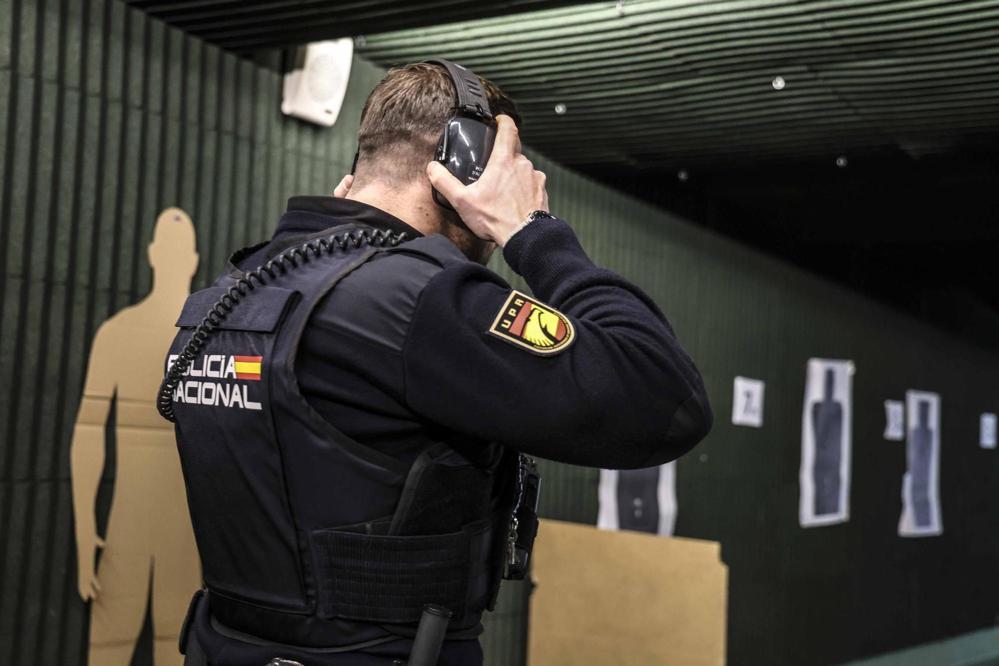 Nueva galería de tiro con munición real para la Policía Nacional de Alicante