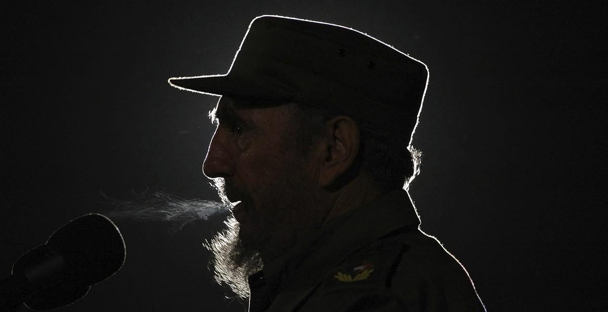  Fidel Castro, durante un discurso pronunciado en la plaza de la Revolución de La Habana, en febrero del 2006.