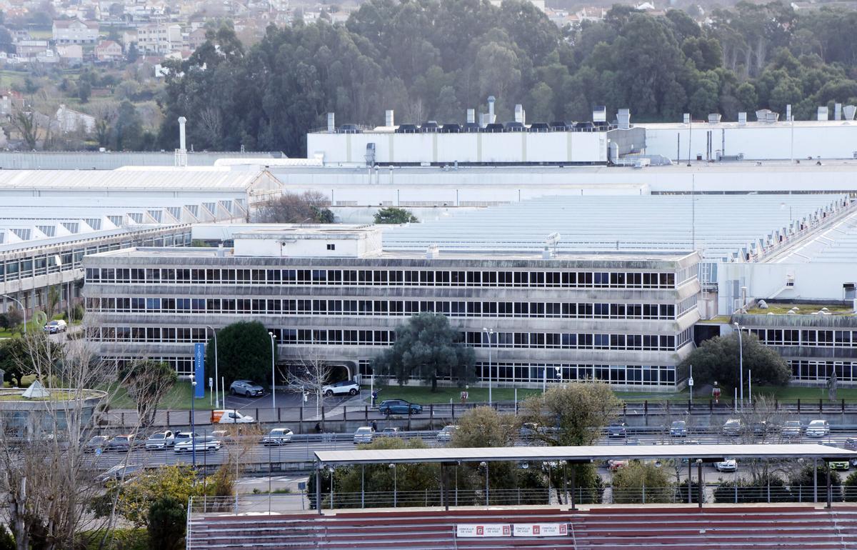 Instalaciones de la factoría Stellantis en Vigo.