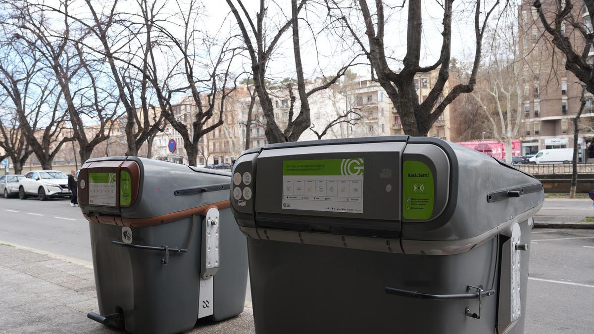 Una imatge d’arxiu dels contenidors intel·ligents.