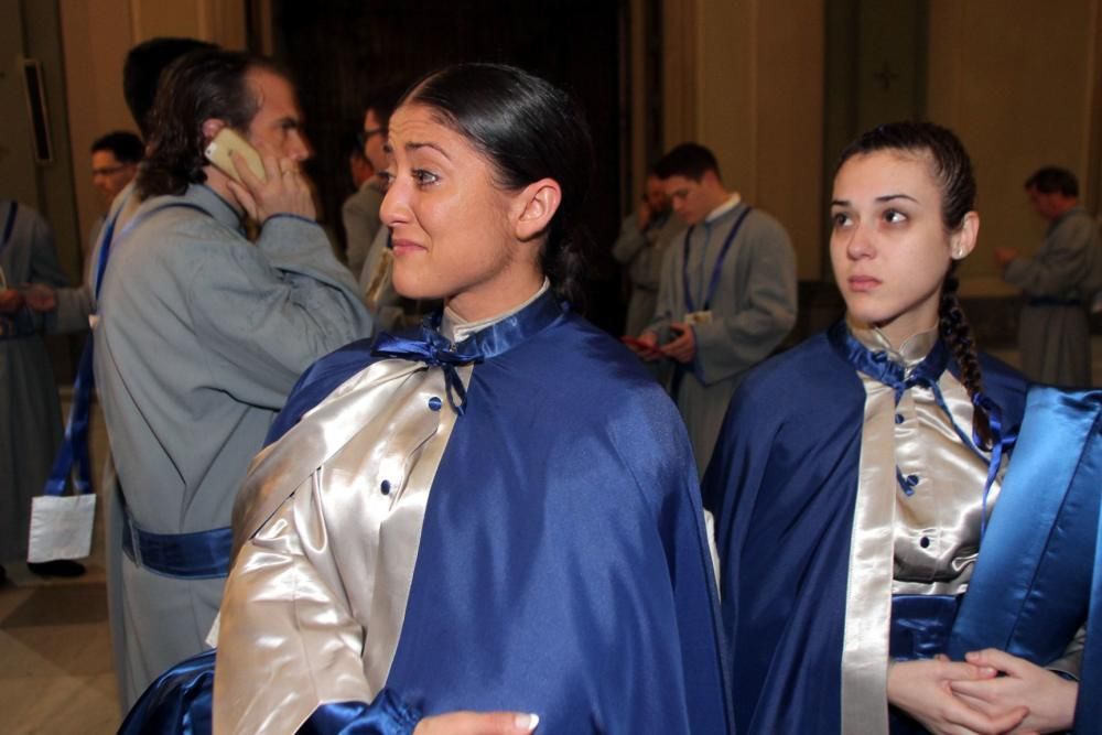 La lluvia obliga a suspender la procesión de la Piedad