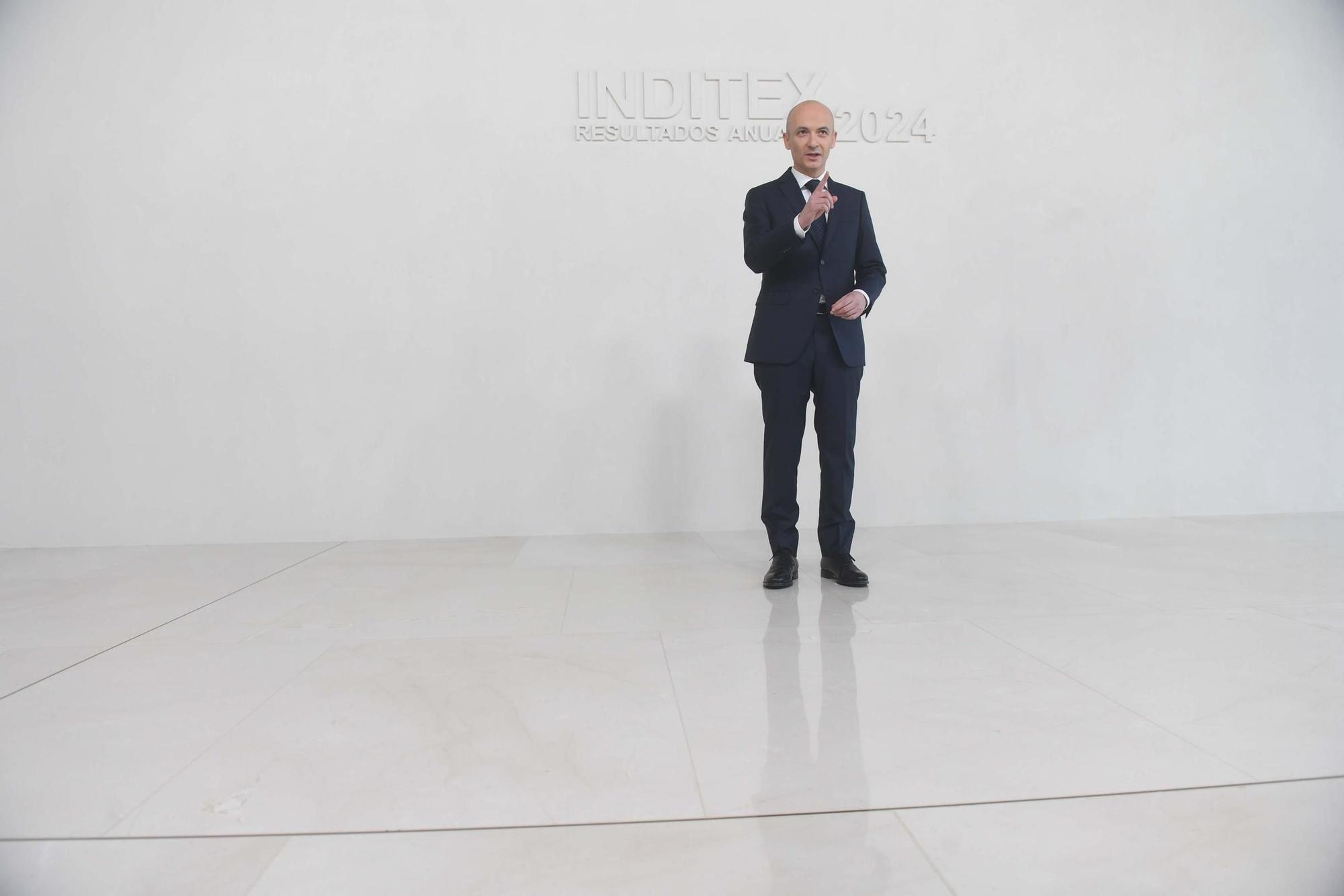 Resultados Inditex: Óscar García Maceiras presenta los resultados de Inditex de 2024