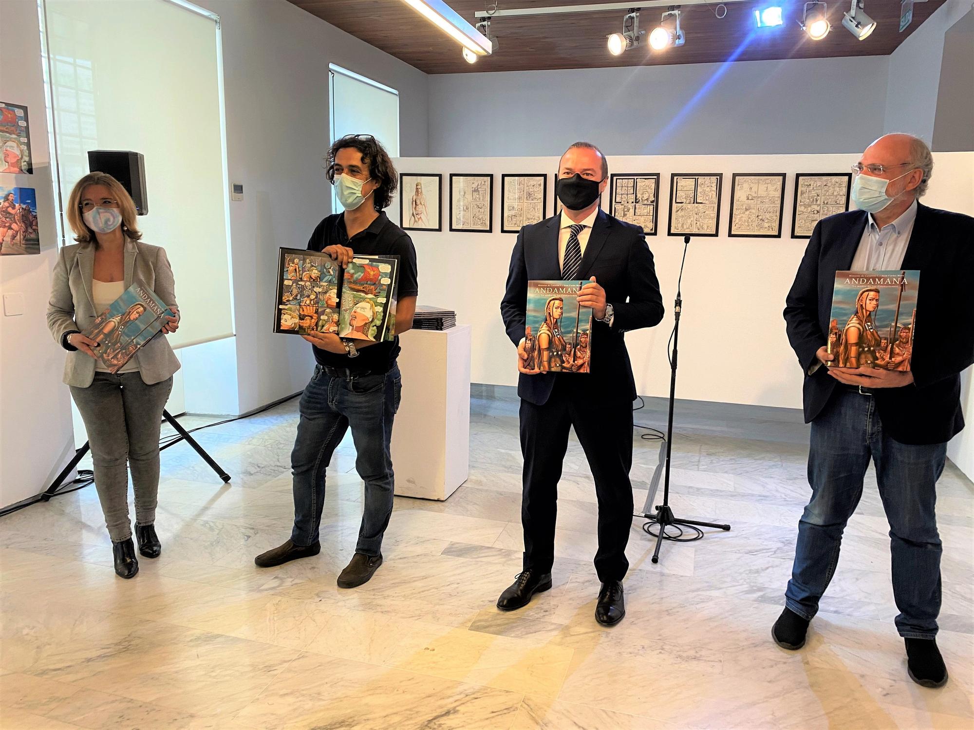 Presentación del cómic 'Andamana, la madre de los Guanartemes'