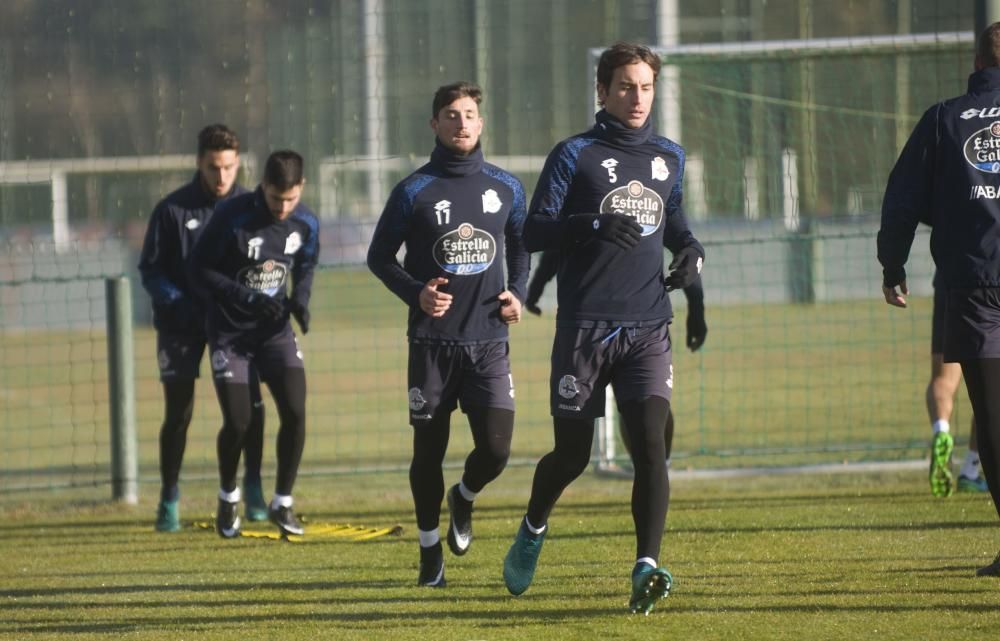 Última sesión antes del duelo ante Osasuna