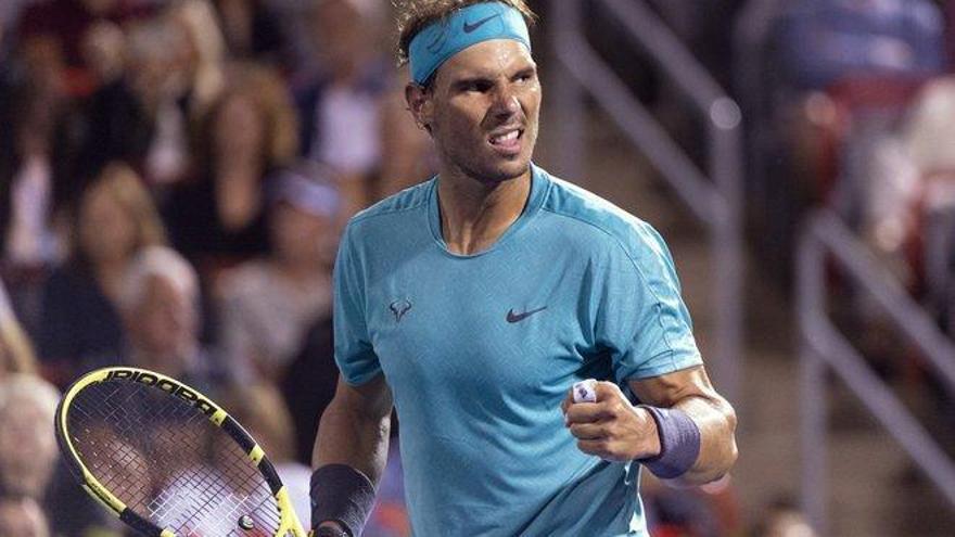 Nadal pasa a semifinales de Montreal tras dejar atrás a Fognini