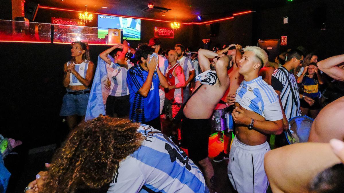 Los argentinos 'grancanarios' celebran el subcampeonato en el Mundial