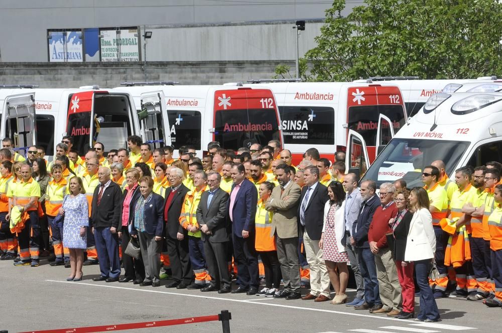 Asturias estrena nueva flota de ambulancias